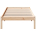Cama extralarga sin colchón madera maciza de pino 80x210 cm