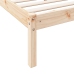 Cama extralarga sin colchón madera maciza de pino 80x210 cm