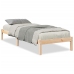 Cama extralarga sin colchón madera maciza de pino 100x210 cm