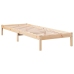 Cama extralarga sin colchón madera maciza de pino 100x210 cm