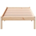 Cama extralarga sin colchón madera maciza de pino 100x210 cm