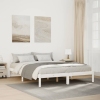 Cama extralarga sin colchón madera maciza pino blanca 80x210 cm