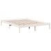 Cama extralarga sin colchón madera maciza pino blanca 160x210cm