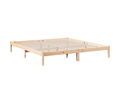 Cama extralarga sin colchón madera maciza de pino 180x210 cm