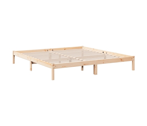 Cama extralarga sin colchón madera maciza de pino 180x210 cm