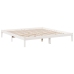 Cama extralarga sin colchón madera maciza pino blanca 180x210cm