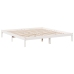 Cama extralarga sin colchón madera maciza pino blanca 180x210cm