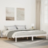 Cama extralarga sin colchón madera maciza pino blanca 180x210cm