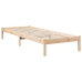 Cama extralarga sin colchón madera maciza de pino 80x220 cm