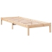 Cama extralarga sin colchón madera maciza de pino 100x220 cm