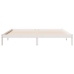 Cama extralarga sin colchón madera maciza pino blanca 200x220cm