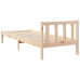 Cama extralarga sin colchón madera maciza de pino 80x210 cm