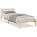 Cama extralarga sin colchón madera maciza de pino 90x210 cm