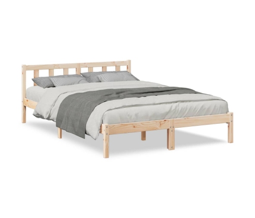 Cama extralarga sin colchón madera maciza de pino 160x210 cm