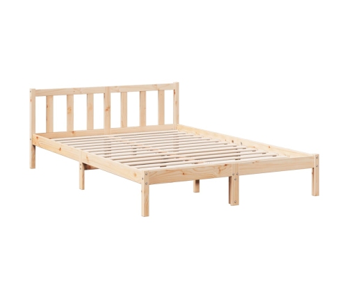 Cama extralarga sin colchón madera maciza de pino 160x210 cm