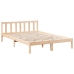 Cama extralarga sin colchón madera maciza de pino 160x210 cm