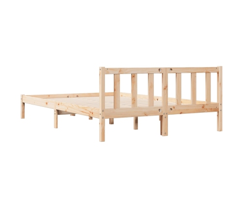 Cama extralarga sin colchón madera maciza de pino 160x210 cm