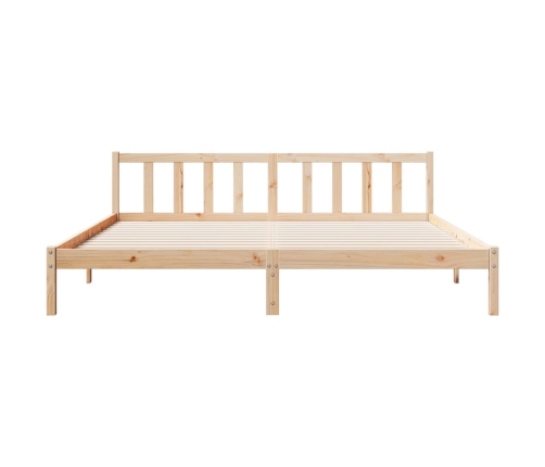 Cama extralarga sin colchón madera maciza de pino 180x210 cm