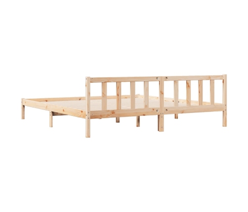 Cama extralarga sin colchón madera maciza de pino 180x210 cm