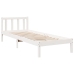 Cama extralarga sin colchón madera maciza de pino 80x220 cm