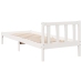 Cama extralarga sin colchón madera maciza de pino 80x220 cm