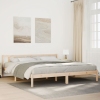 Cama extralarga sin colchón madera maciza de pino 180x220 cm