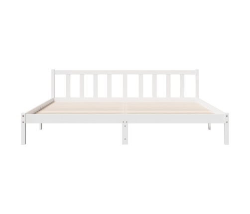 Cama extralarga sin colchón madera maciza pino blanca 180x220cm