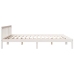 Cama extralarga sin colchón madera maciza pino blanca 180x220cm