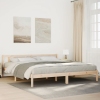 Cama extralarga sin colchón madera maciza de pino 200x220 cm