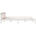 Cama extralarga sin colchón madera maciza pino blanca 200x220cm