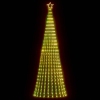 VidaXL Árbol de Navidad LED 475 LEDs blanco cálido 247 cm