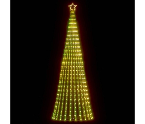 VidaXL Árbol de Navidad LED 475 LEDs blanco cálido 247 cm