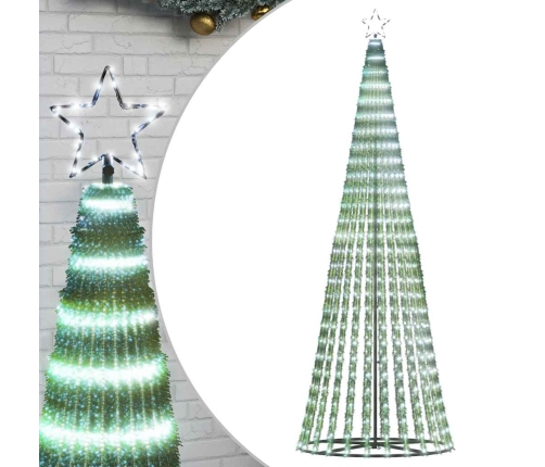 Árbol de Navidad LED 475 LEDs blanco frío 247 cm