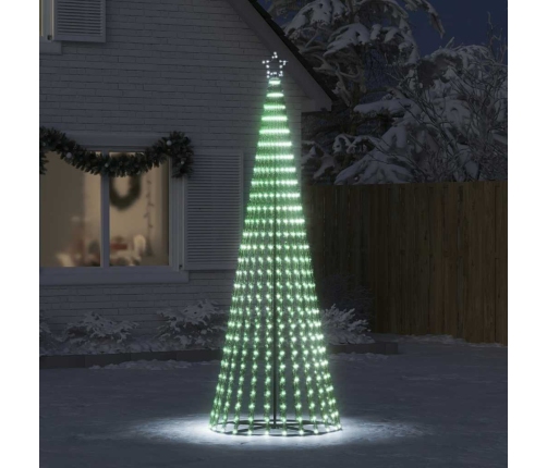 Árbol de Navidad LED 475 LEDs blanco frío 247 cm