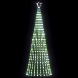 Árbol de Navidad LED 475 LEDs blanco frío 247 cm