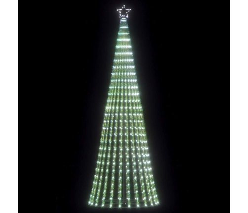 Árbol de Navidad LED 475 LEDs blanco frío 247 cm