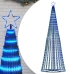 Árbol de Navidad LED 475 LEDs azul 247 cm