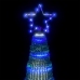 Árbol de Navidad LED 475 LEDs azul 247 cm