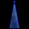 Árbol de Navidad LED 475 LEDs azul 247 cm