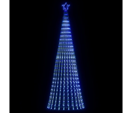 Árbol de Navidad LED 475 LEDs azul 247 cm