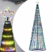 Árbol de Navidad LED 475 LEDs de colores 247 cm