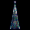 Árbol de Navidad LED 475 LEDs de colores 247 cm