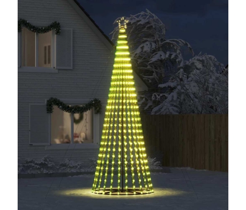 Árbol de Navidad LED 1028 LEDs blanco cálido 403 cm