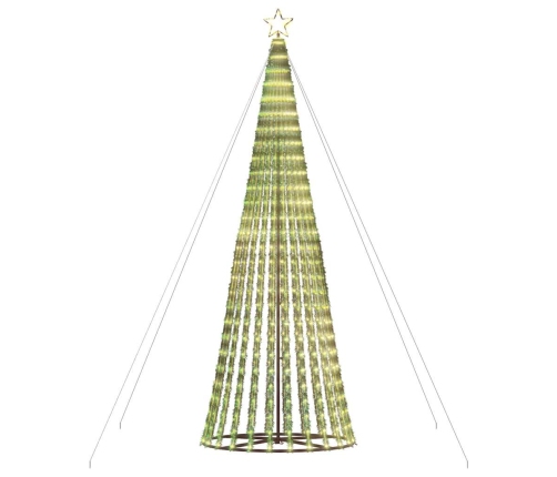 Árbol de Navidad LED 1028 LEDs blanco cálido 403 cm