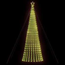 Árbol de Navidad LED 1028 LEDs blanco cálido 403 cm