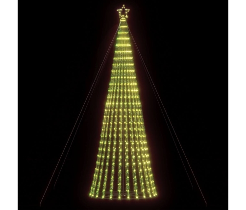 Árbol de Navidad LED 1028 LEDs blanco cálido 403 cm