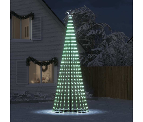 Árbol de Navidad LED 1028 LEDs blanco frío 403 cm