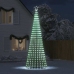 Árbol de Navidad LED 1028 LEDs blanco frío 403 cm