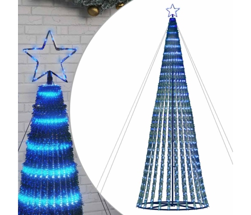 Árbol de Navidad LED 1028 LEDs azul 403 cm