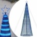 Árbol de Navidad LED 1028 LEDs azul 403 cm